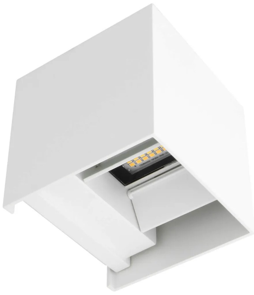 Applique LED Cubo 12W Bidirezionale IP65 CCT OSRAM Chip LED