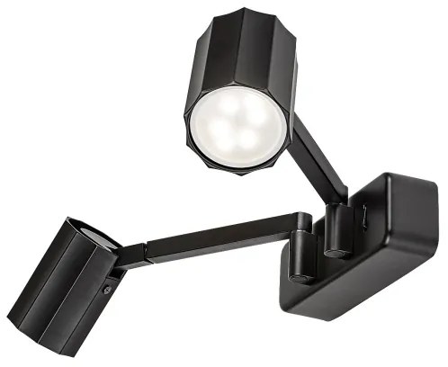 Rabalux 73028 - Faretto da parete KARTER 2xGU10/5W/230V