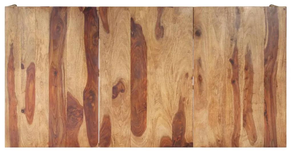 Tavolo da pranzo 180x90x76 cm in legno massello di sheesham