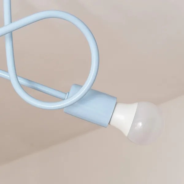 Plafoniera OXFORD 2xE27/15W/230V blu