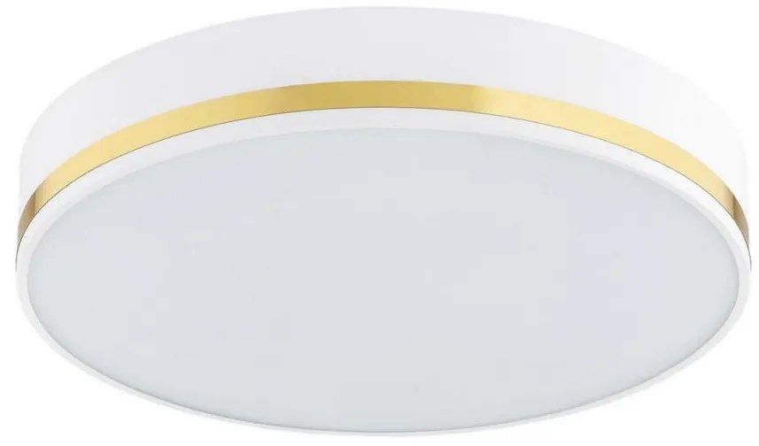 Argon 6138 - Plafoniera AMORE 3xE27/15W/230V diametro 45 cm bianco/oro