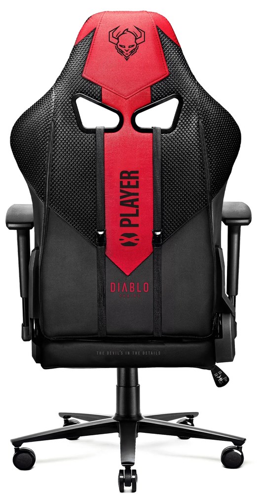 Sedia da gaming Diablo X-Player 2.0 In Materiale King Size: Cremisi-Antracite