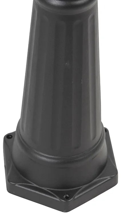 Lanterna da esterno smart nera a 3 luci con WiFi ST64 - New Orleans