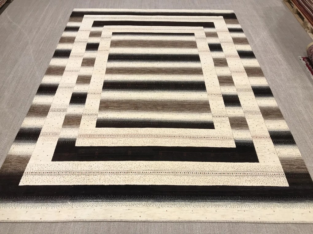 Loribaft Tappeto persiano 400x300 Beige (Iran) Annodato A Mano