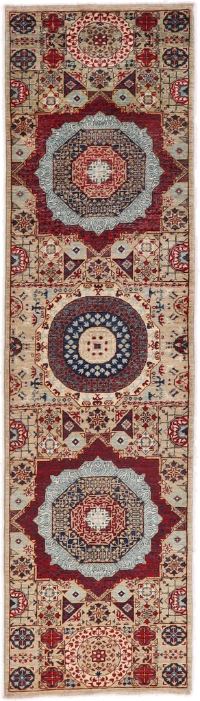 Mamluk Tappeto orientale 290 x 80 (Afghanistan) Annodato A Mano