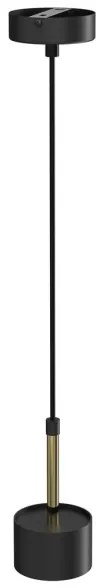 Lampadario su corda ARENA 1xGX53/11W/230V nero/oro