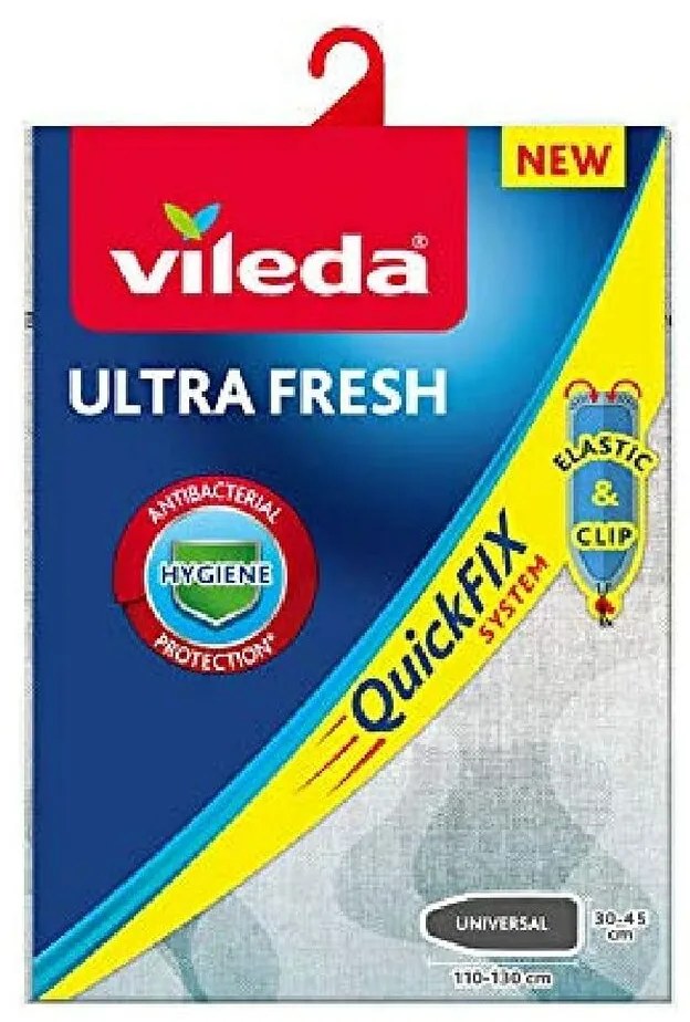 Copri asse da stiro Vileda 168989 Ultrafresh Quick Fix Grigio (130 x 45 cm)