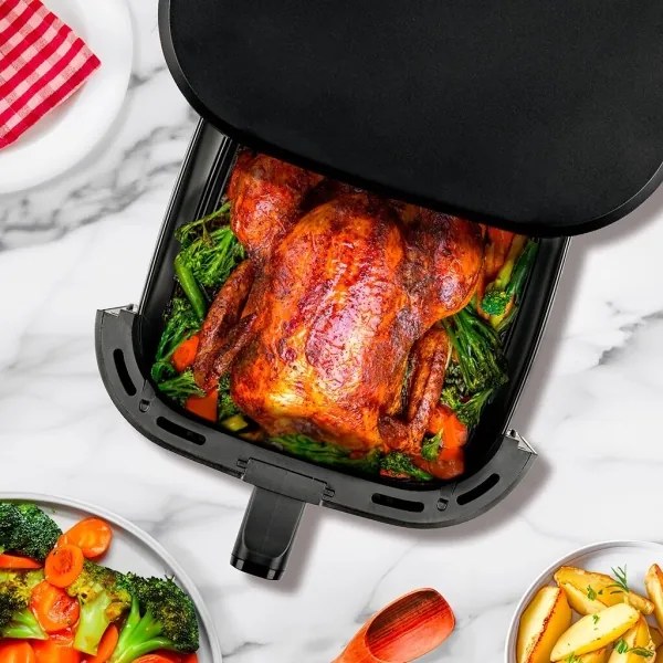 TESLA Electronics AirCook- Friggitrice digitale multifunzionale ad aria calda 7 l 1600W/230V