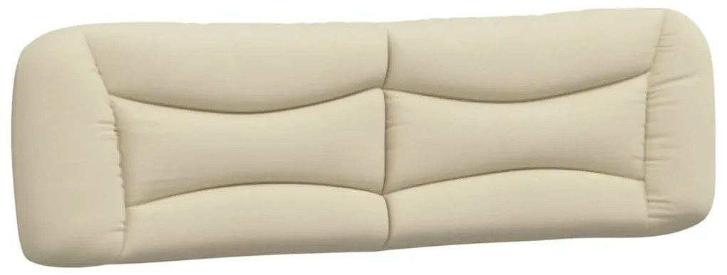 Cuscino testiera crema 180 cm in tessuto