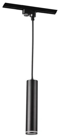 Lampadario su filo per sistema a binario PARIGI 1xGU10/10W/230V nero