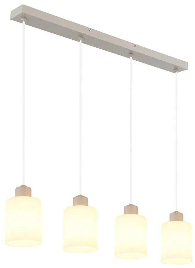 Globo 54114-4H - Lampadario a sospensione su cavo TRENT 4xE27/40W/230V