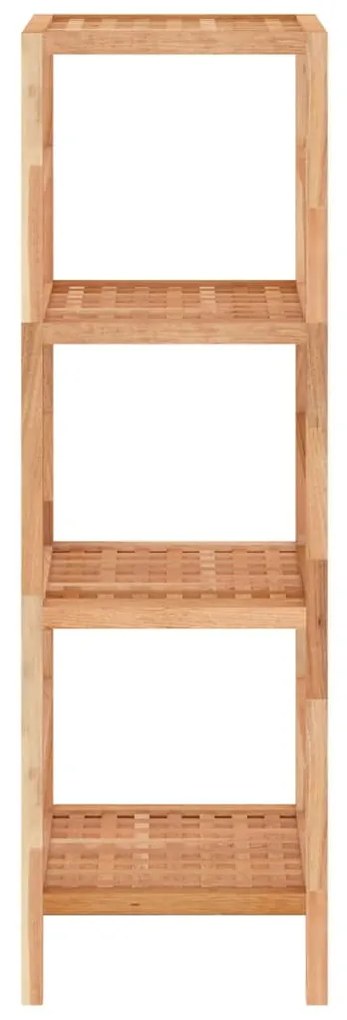 Scaffale da bagno 35,5x35,5x112,5 cm in legno massello di noce
