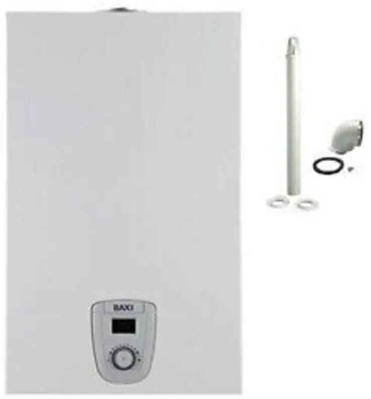 Scaldabagno a gas tiraggio forzato modello acquaproject blue lt 14 met 23,9 kw BAXI