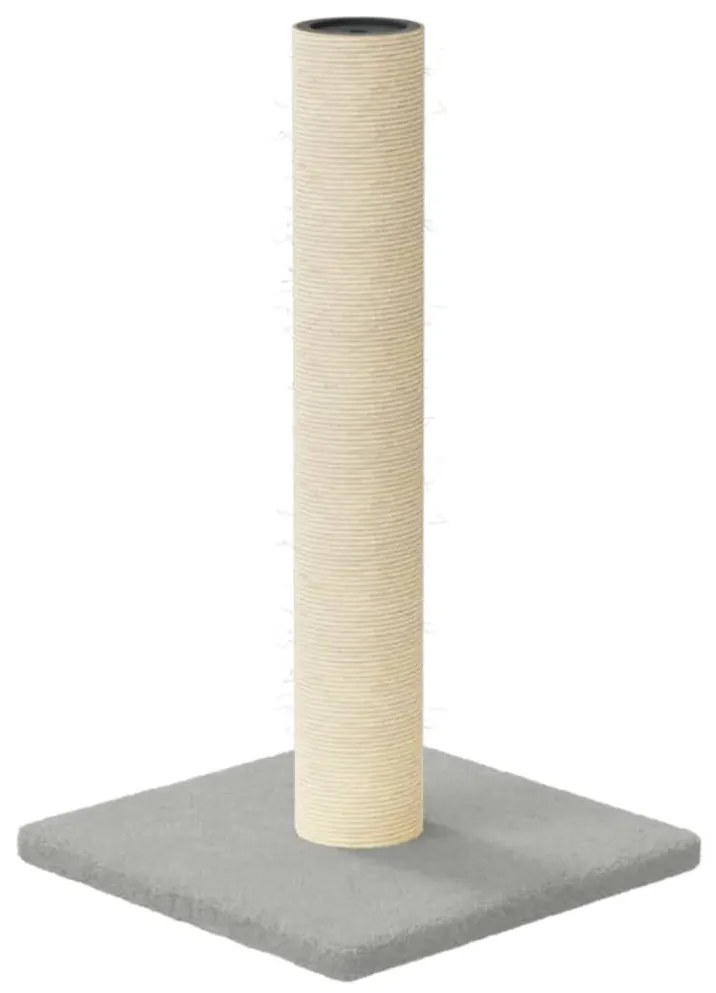 Palo tiragraffi per gatti grigio chiaro 22x22x45 cm