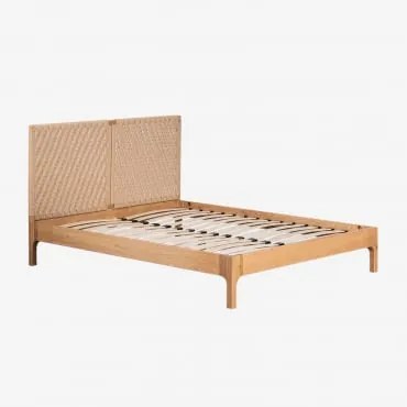 Letto In Legno Vaneysa Legno Naturale & 160 X 200 Cm - Sklum