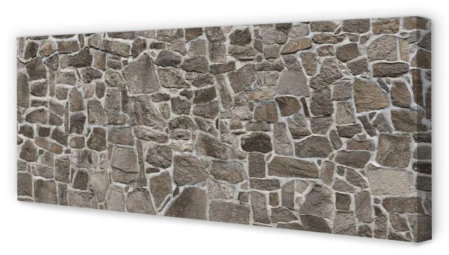 Quadro su tela Mattone in cemento in pietra 100x50 cm