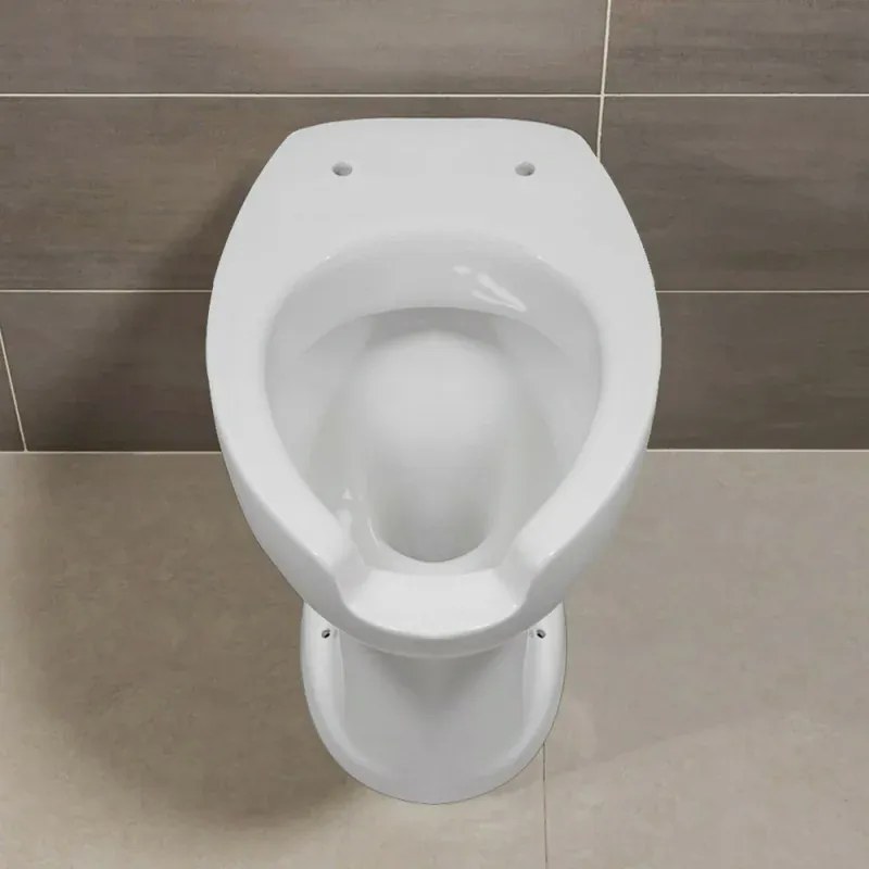 Wc per disabili con apertura frontale e scarico a terra H 51 cm