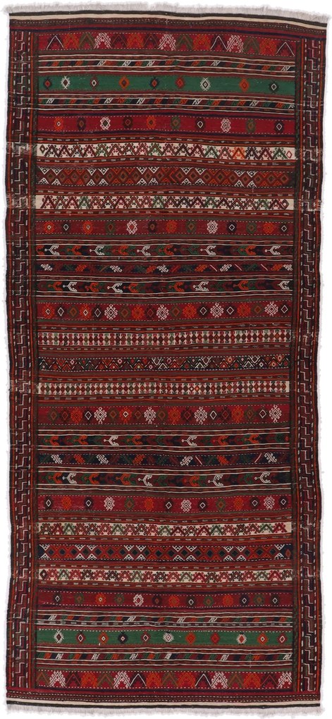 Kilim Tappeto persiano 150x390 (Iran) Tessuto A Mano