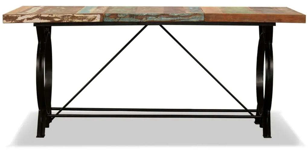 Tavolo da pranzo in legno massello anticato 180 cm