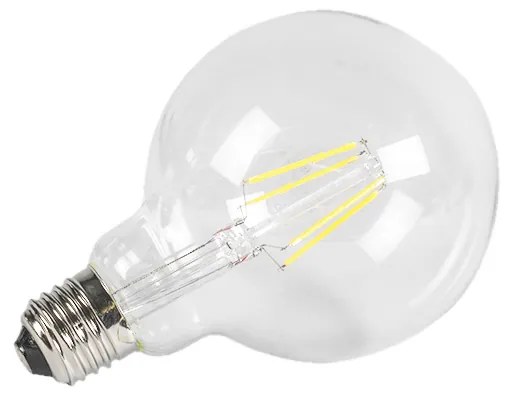 Set di 3 Lampadine a filamento LED E27 G95 4W 320lm 2700K