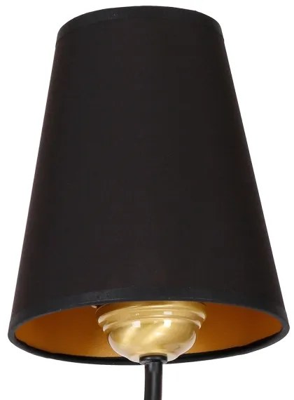 Applique VICTORIA 1xE27/60W/230V nero