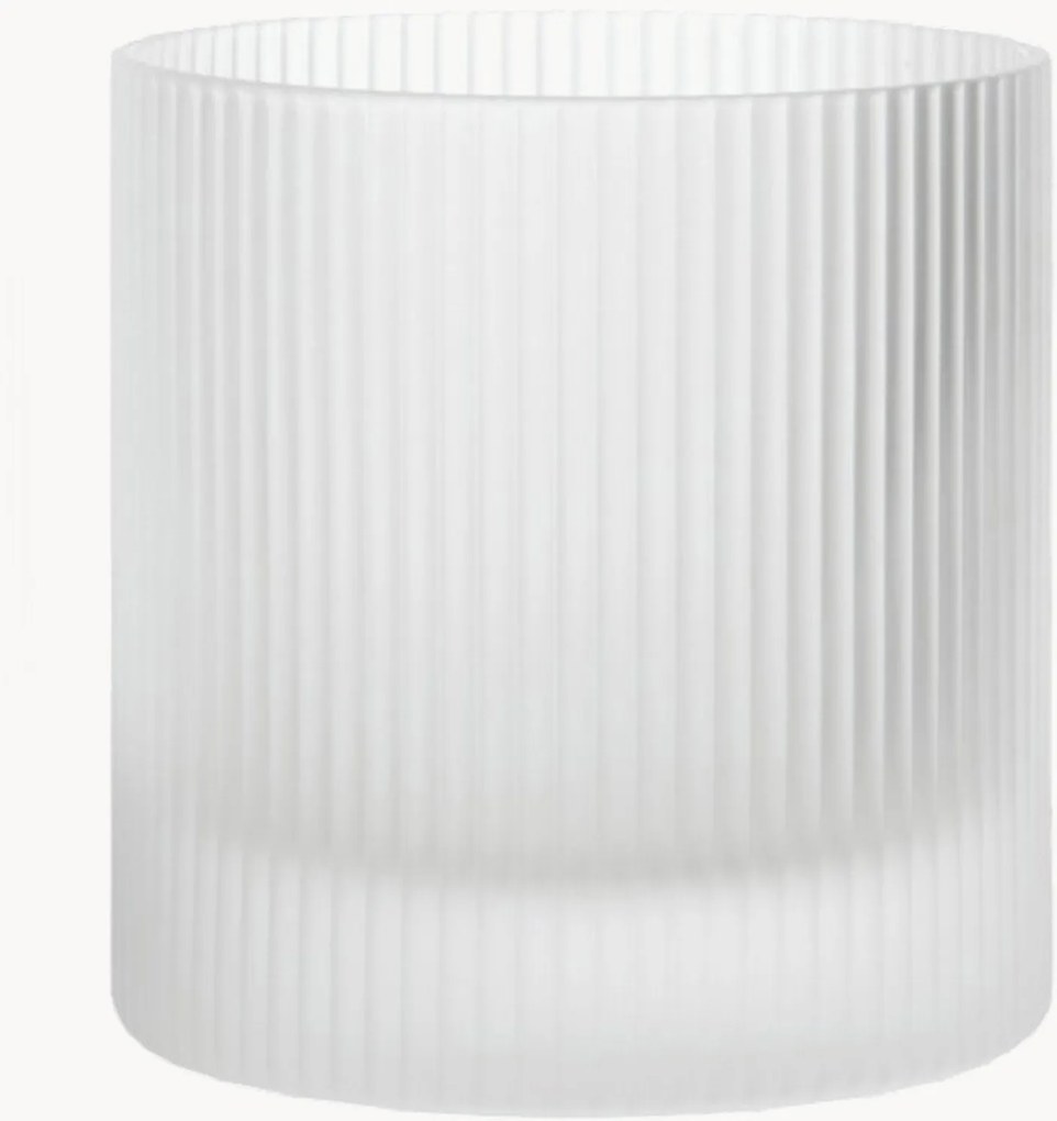Set di 2 bicchieri in vetro soffiato Ripple