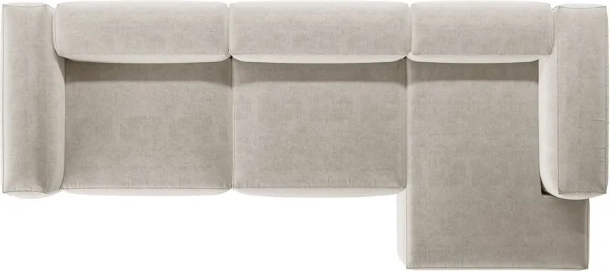 Divano angolare beige (con penisola a destra/con chaise lounge) Bergamo – Cosmopolitan Design