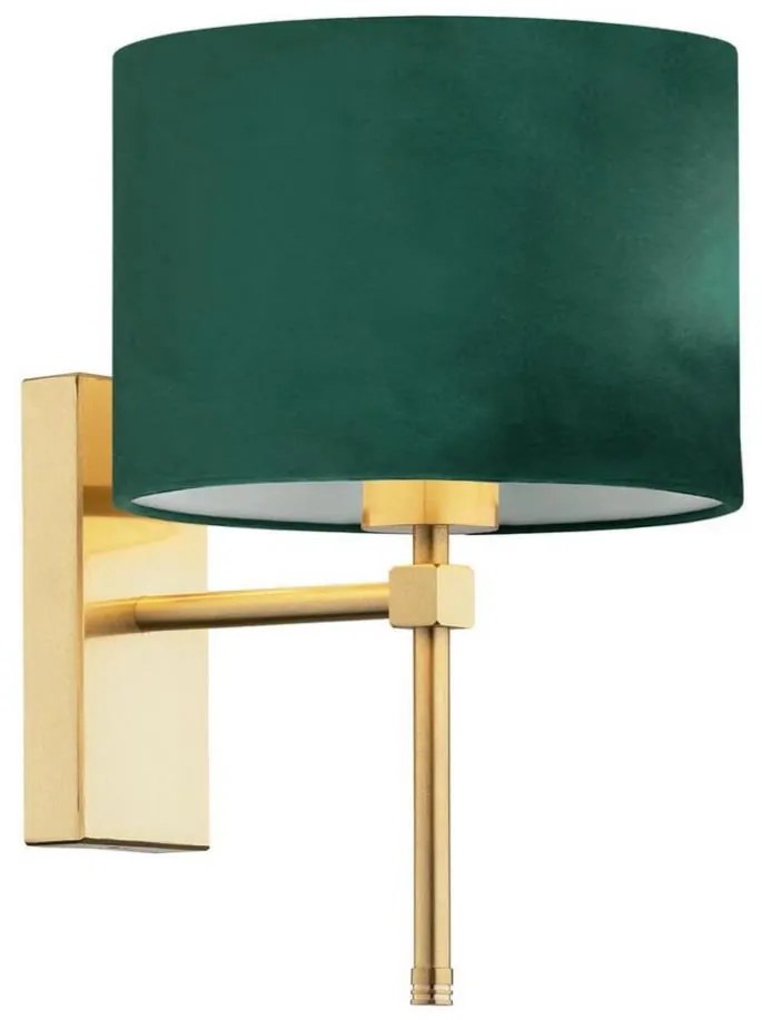 Argon 8107 - Applique ABBANO 1xE27/15W/230V ottone/verde