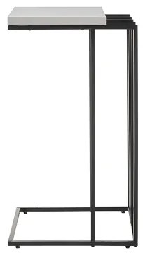 Tavolino d'appoggio ZAIRA bianco