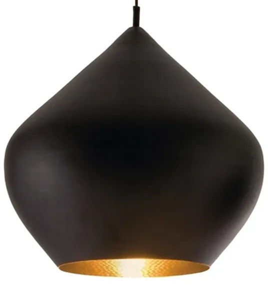 Beat Stout LED Lampada a Sospensione Matt Black/Brass - Tom Dixon