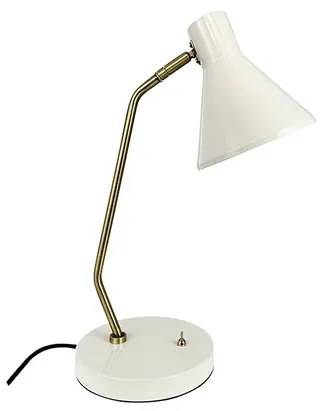 Sleep Lampada da Tavolo Shiny White/Antique Brass - DybergLarsen