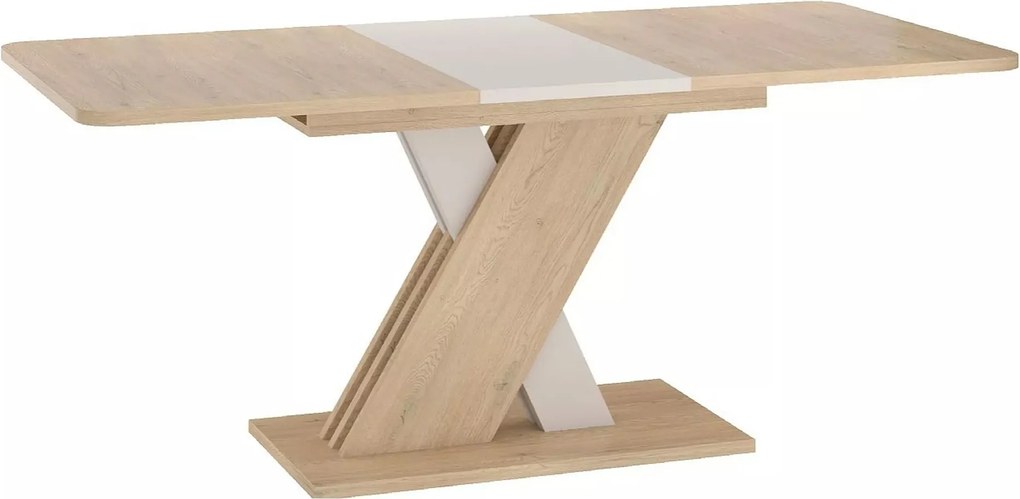 Tavolo Exel – rovere Cremona Torro + cashmere (140–180 cm)