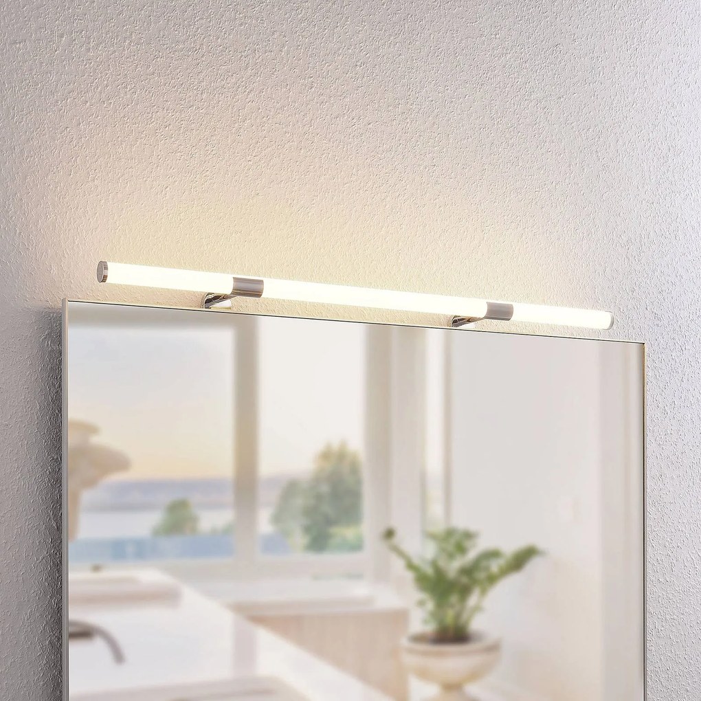 Lindby Arwyn Luce per specchio a LED, cromo