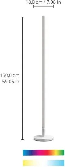 WiZ - Lampada da terra LED RGBW dimmerabile POLE LED/13W/230V 2200-6500K Wi-Fi