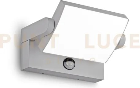 Swipe applique da esterno ip54 led 3000k 21w  2300 lm con sensore m...