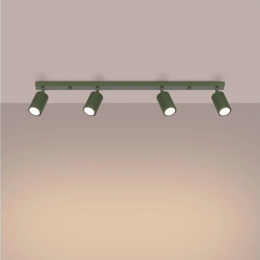 Brilagi - Faretto LED CRESTO 4xGU10/10W/230V verde