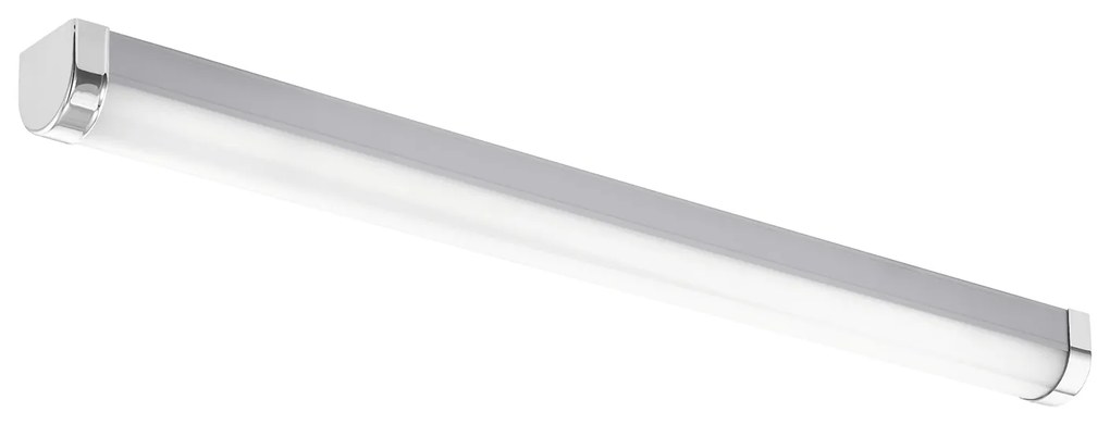 Applique Contemporanea Tragacete 1 Policarbonato Argento Led Integrato 15,5W