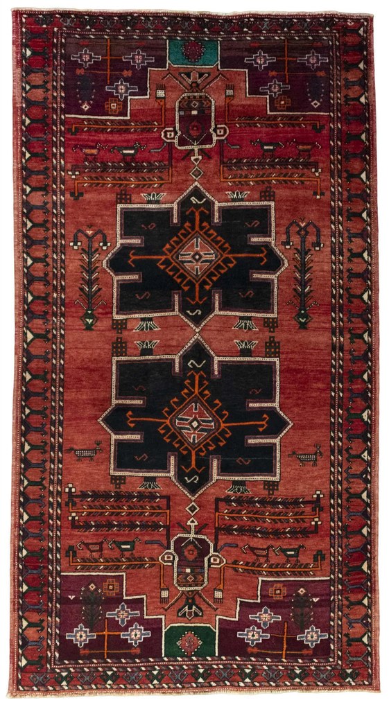 Turkmen Tappeto persiano 170x300 Rosso (Iran) Annodato A Mano