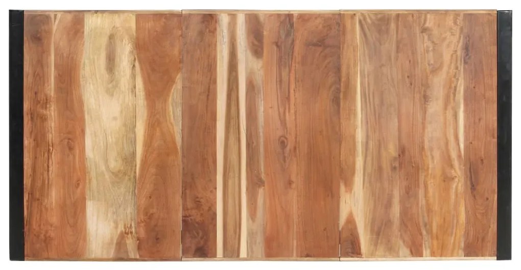 Tavolo da pranzo 200x100x75 cm legno massello finitura sheesham