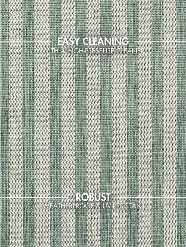 Tappeto da interno/esterno verde/color crema 120x170 cm Haringey Linley – Ted Baker