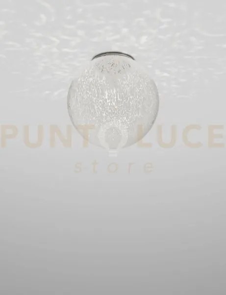 Rina lampada da soffitto 35 bianco murrina acciaio satinato 1 luce ...