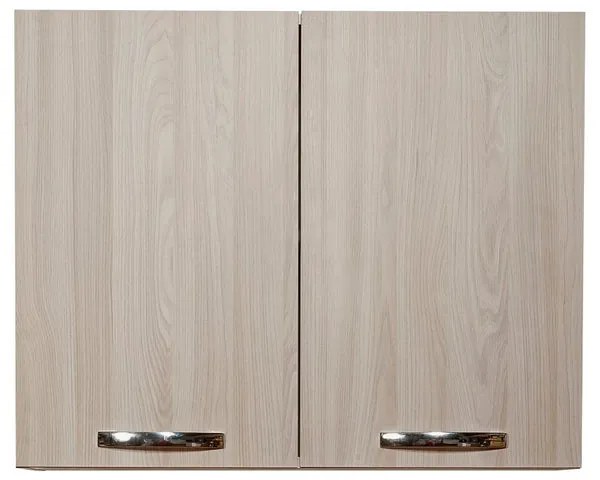 Pensile Luna kit scolapiatti da montare olmo L 90 x H 72 x P 34 cm