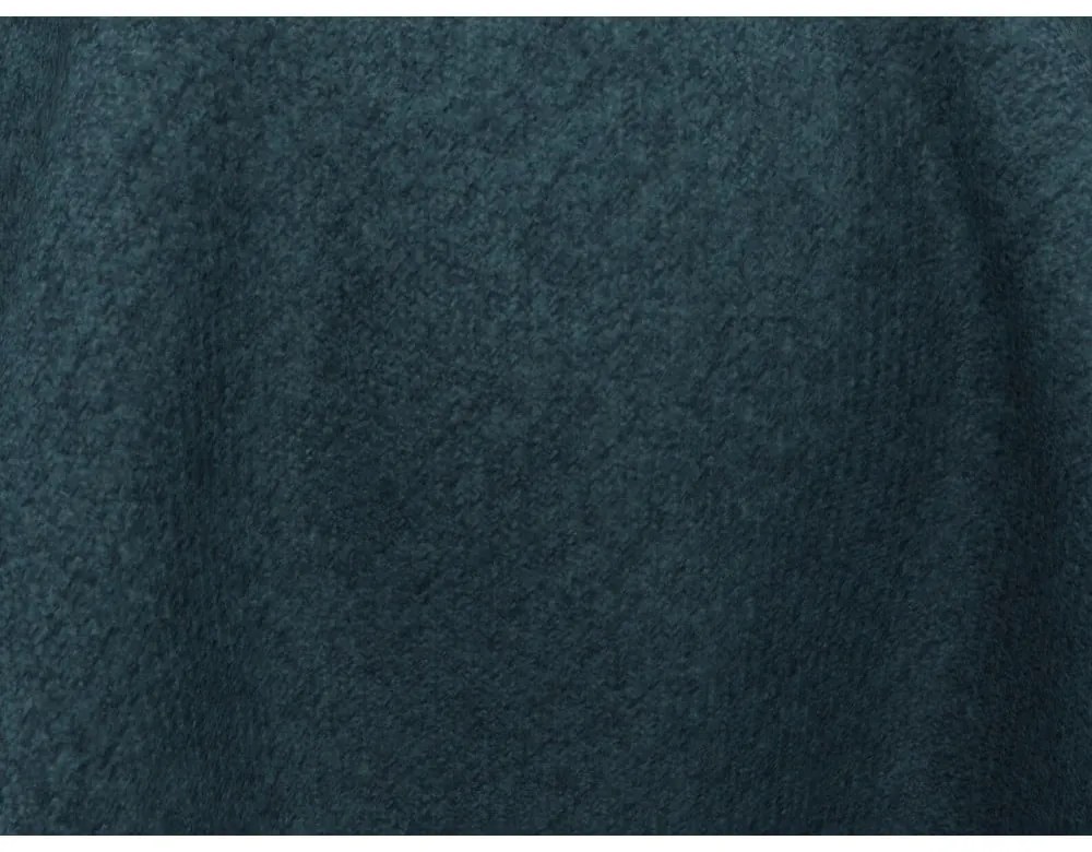 Sedia da pranzo color petrolio in imbottito Maia – Makamii