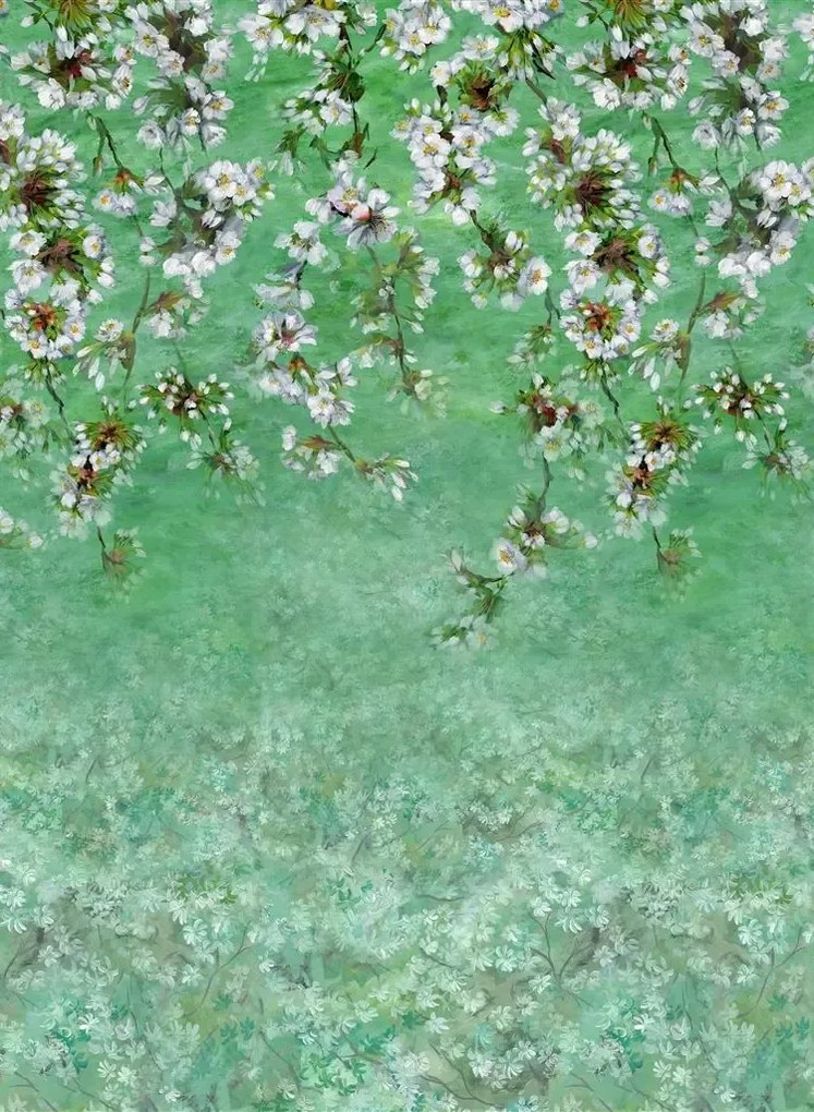 Designers Guild Wandbild Assam Blossom - Emerald