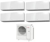 Climatizzatore Condizionatore Fujitsu Quadri Split Inverter serie KG 7+7+14+14 con AOYG30KBTA4 R-32 Wi-Fi Integrato 7000+7000+14000+14000