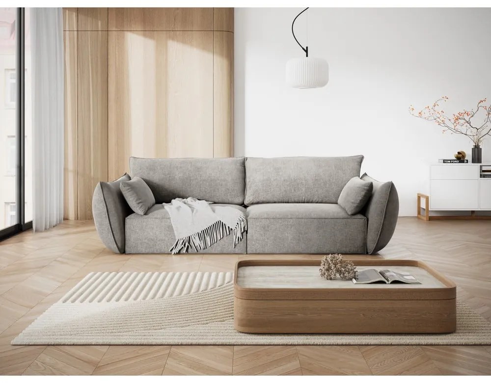 Divano grigio chiaro 208 cm Vanda - Mazzini Sofas