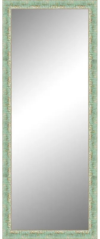 Specchio rettangolare in legno verde 60 x 170 cm