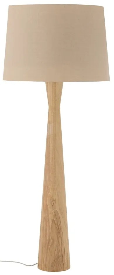 Lampada da terra beige con paralume in tessuto (altezza 130 cm) Leonor - Bloomingville