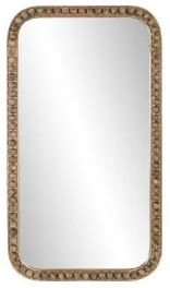 Specchio da parete Home ESPRIT Naturale Legno di mango Palle 51 x 3,5 x 91 cm