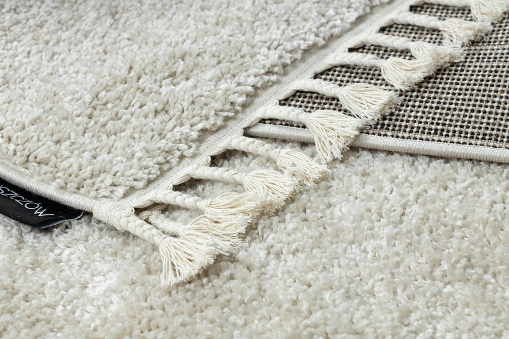 Tappeto BERBER 9000 crema Frange berbero marocchino shaggy - PRODOTTO DI SECONDO GRADO